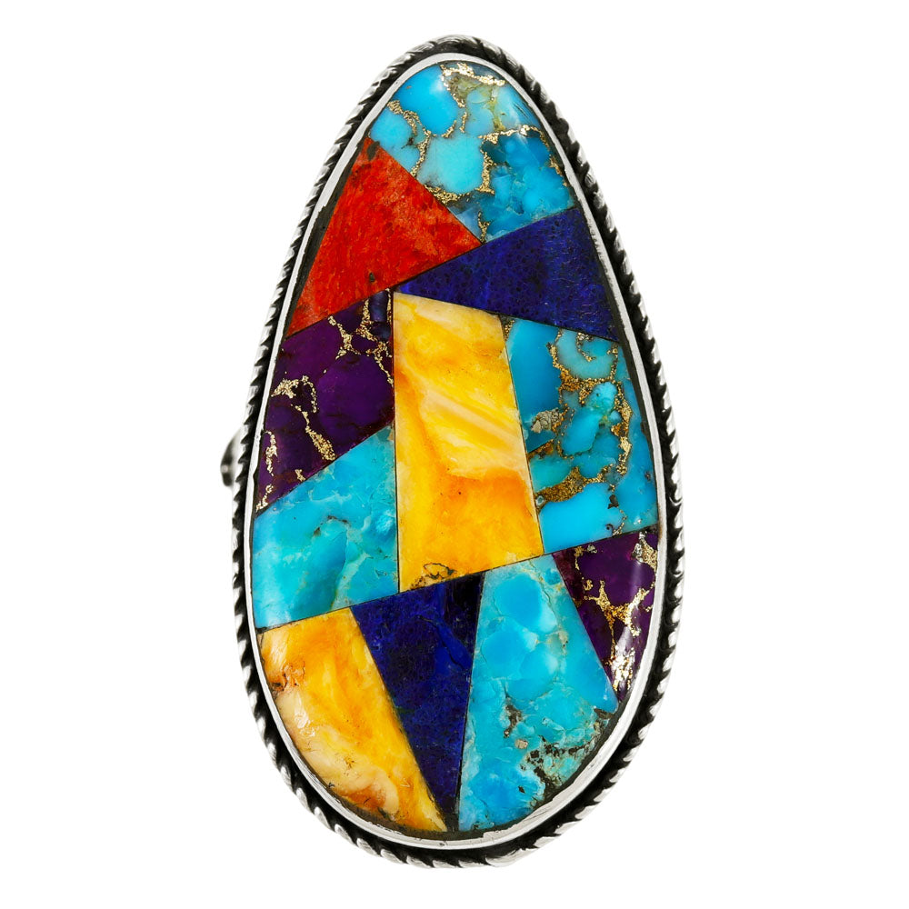 Multicolor Ring Sterling Silver R2219-C01