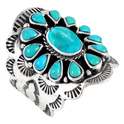 Turquoise Ring Sterling Silver R2413-C75